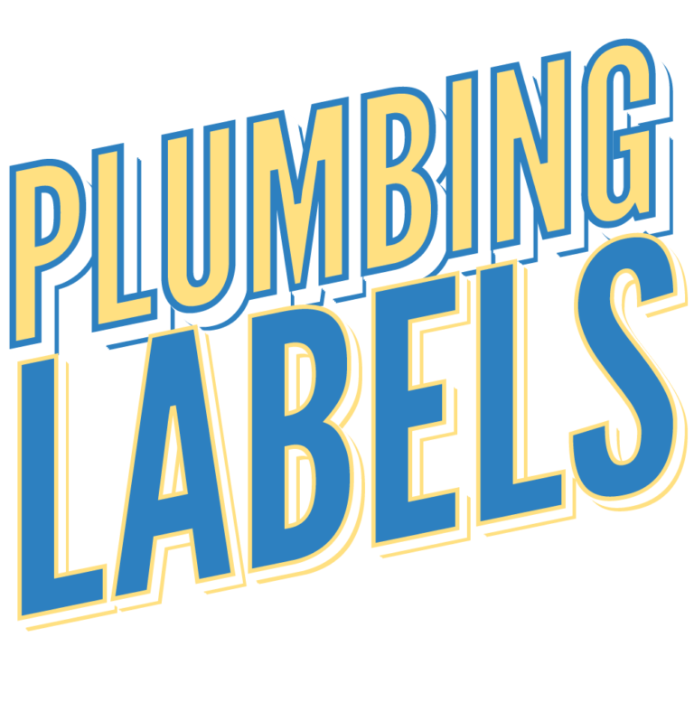 Home Plumbing Labels