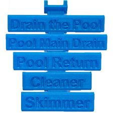 Pool Package – Plumbing Labels -450 | Plumbing Labels