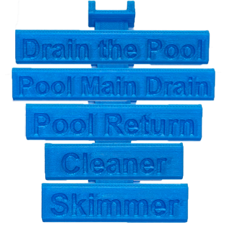 Pool Package – Plumbing Labels -450 | Plumbing Labels